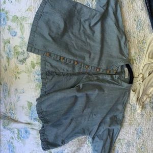 Long denim T-shirt but really soft